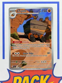 Crustle Illustration Rare IR 130/086 Black Bolt Pokemon TCG - Image 1
