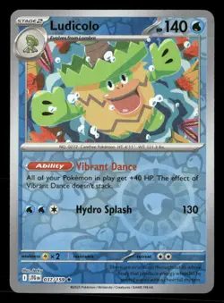 Ludicolo 037/159 R Journey Together Reverse Holo NM/M Pokemon - Image 1