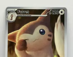 Furret 168/159 Illustration Rare Holo Journey Together 2025 Pokemon TCG - NM - Image 2