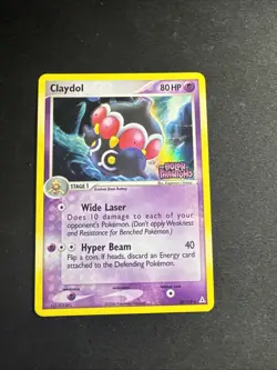 Pokemon Claydol 38/110 EX Holon Phantoms STAMPED 2006 Stage 1 Reverse Holo NM - Image 1