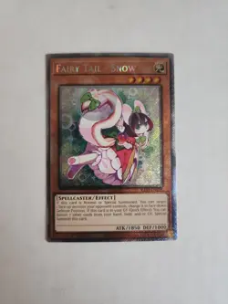 Fairy Tail - Snow RA04-EN269 (Platinum Secret Rare) 1st Ed NM Yugioh - Image 1