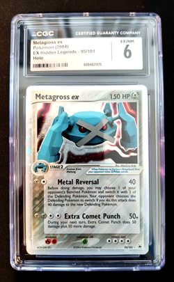 Pokemon Card - Metagross EX Holo Hidden Legends CGC 6 - Image 1