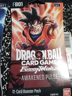 Dragon Ball Super Card Game Fusion World Awakened Pulse 12-Card Booster Pack - Image 1