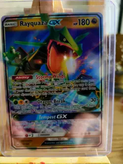 Rayquaza GX (109/168) celestial storm Pokemon Card - NM - Image 1