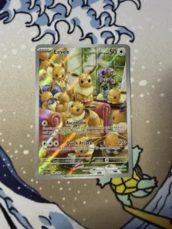 Pokemon Eevee TCG Twilight Masquerade Card 188/167 Illustration Rare - Image 1