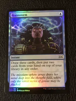 Brainstorm Foil X1 Double Masters NM. Cond See Pics Front/back - Image 1