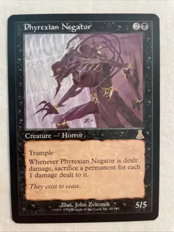 1x Phyrexian Negator Urza's Destiny MTG Magic the Gathering NM - Image 1