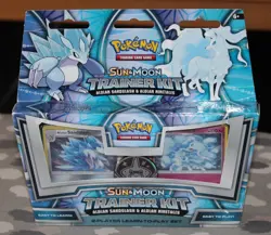POKEMON SUN & MOON TRAINER KIT ( ALOLAN SANDSLASH & ALOLAN NINETALES ) SEALED!!! - Image 1