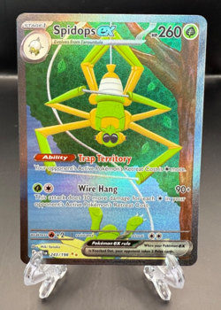 Pokemon TCG: Spidops EX 243/198 - SV01: Base Set - Special Illustration Rare NM - Image 1
