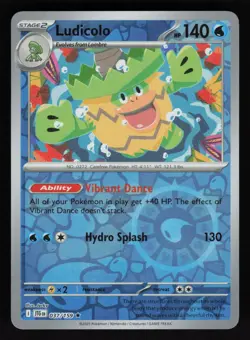 Ludicolo 037/159 Rare Journey Together Pokemon Reverse Holo NM/M - Image 1