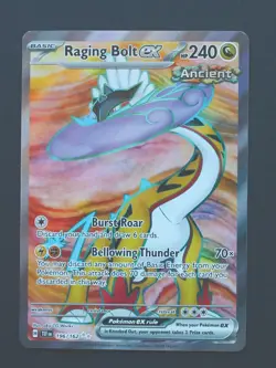 Raging Bolt ex 196/162 - Temporal Forces Pokemon TCG - NM - Image 1