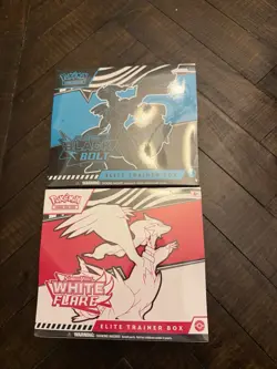 Pokemon Black Bolt and White Flare ETB Set of 2 - Image 1