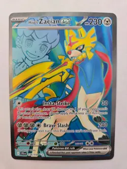 Hop's Zacian ex 176/159 Ultra Rare Journey Together NM Pokemon - Image 1