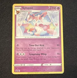 SYLVEON SWSH211 PROMO HOLO SWSH SWORD & SHIELD PROMOS POKEMON ENG 110HP MIZUE - Image 1