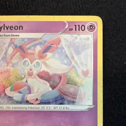 SYLVEON SWSH211 PROMO HOLO SWSH SWORD & SHIELD PROMOS POKEMON ENG 110HP MIZUE - Image 4