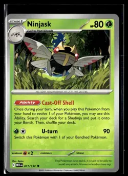 2025 Pokemon - Mega Evolutions Ninjask #17 - Image 1