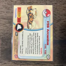Pokemon Topps Chrome Holo Arcanine #59 NM - Image 2