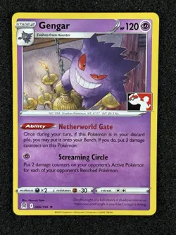 Pokemon TCG Gengar Play! Promo Stamp 066/196 Prize Pack Series - Image 1