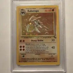 Pokemon Kabutops Fossil Holo Rare Unlimited 9/62 PSA 6 1999 English - Image 4