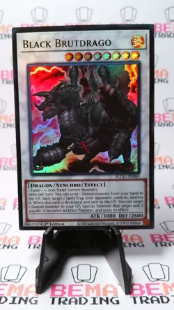 Yugioh! Black Brutdrago BLGG-EN089 Battles of Legend: Glorious - Image 1