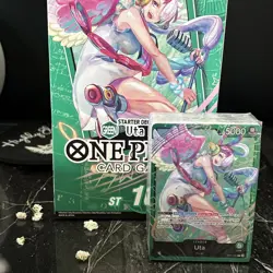 One Piece Starter Deck ST-16 Uta Green Deck Only Sealed English - No PRB-01 Pack - Image 1
