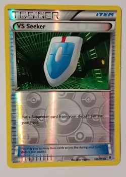 POKEMON TRAINER REVERSE HOLO CARD VS SEEKER 109/119 LIGHT PLAY 2014 - Image 1