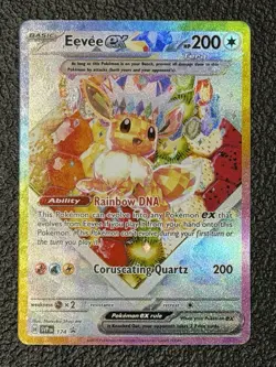Pokemon Eevee ex Holo Promo 174 SV Scarlet & Violet Promo Cards English 200HP - Image 1