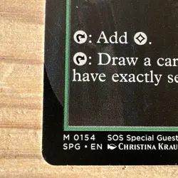 MTG Magus of the Library-Star Wars Hologram - Borderless - Special Guests - Image 3