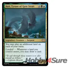Aesi, Tyrant Of Gyre Strait M/NM Magic MTG Duskmourn: House Of Horror: Commander - Image 1