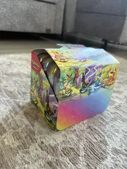 Prismatic Evolutions Empty Mini Tin Display - Art Set of 8 NO PACKS - Image 3