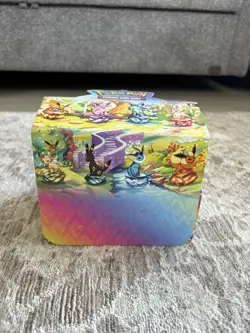 Prismatic Evolutions Empty Mini Tin Display - Art Set of 8 NO PACKS - Image 5