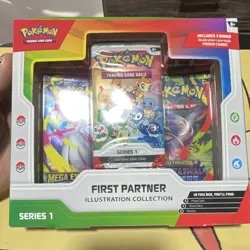 Pokemon TCG First Partner Illustration Collection Series 1 Promos + Booster - Image 3