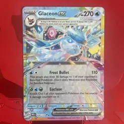 Pokemon TCG SV-Prismatic Evolutions Glaceon EX #26/131 - Image 1