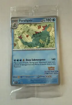 Feraligatr 213 Pokemon 2024 Illustration Contest Promos Sealed SVP 213 - Image 1