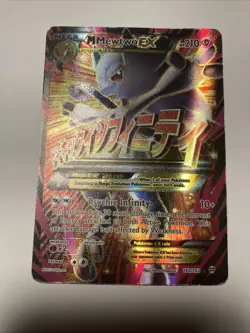 The Pokemon Company M Mewtwo EX (Mega) 63/162 Breakthrough Ultra Rare Holo 230 - Image 2
