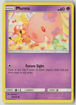 Munna 88/236 Common Unified Minds Pokemon LP - Image 1