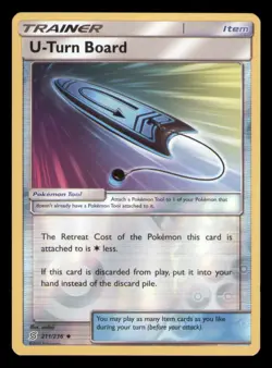 U-Turn Board 211/236 Uncommon Unified Minds Pokemon TCG Reverse Holo NM - Image 1