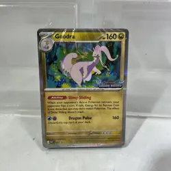 Pokemon TCG - Goodra - Chaos Rising Pre Release Stamp Promo Sealed Deck #ML - Image 1