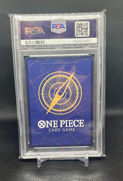 2024 One Piece OP08 EN Treasure Rare #109 Monkey D Luffy PSA 10 GEM MINT - Image 2