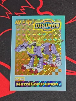 MetalGarurumon ID #91 DP 440 Digimon Card Toy Exclusive Promo Bandai 1999 - Image 1