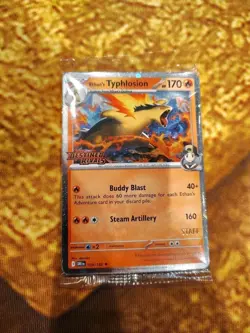 Pokemon TCG Destined Rivals Prerelease Staff Promo Cards Sealed Set of 4 - Image 1