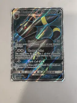 Umbreon GX 142/149 Sun & Moon NM Full Art Pokemon Card - Image 1