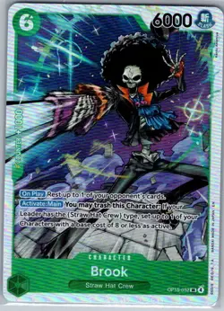 Brook OP15-032 SR Adventure on Kami's Island - One Piece Card - NM - Image 1