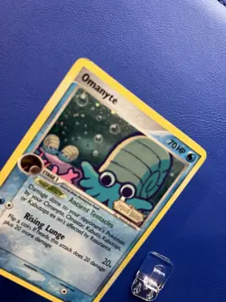 Pokemon TCG Omanyte Legend Maker 60/92 Reverse Holo Card Stamped - Image 5