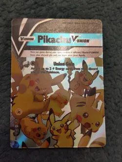 Pikachu V-Union [Set of 4] SWSH: Sword & Shield Promo Cards Holo - Image 2