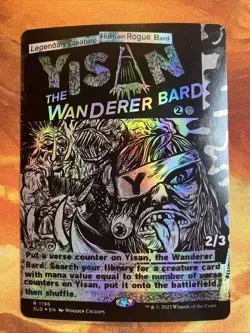 MTG Foil Showcase Yisan, the Wanderer Bard Secret Lair: Legendary Flyers!! - Image 1