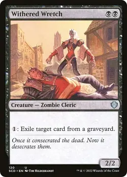 Magic The Gathering MTG WITHERED WRETCH Starter Commander Decks NM Near Mint - Image 1