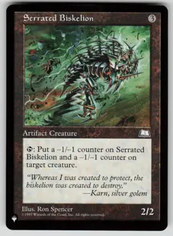 Serrated Biskelion Uncommon The List Reprints MTG Near Mint 2020 - Image 1