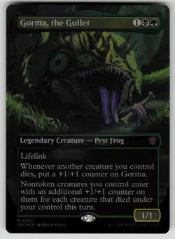 Gorma, the Gullet (Borderless) Foil Commander: Secrets of Strixhaven 3 MTG NM - Image 1