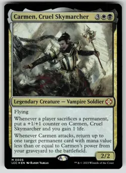Carmen, Cruel Skymarcher Foil Commander: The Lost Caverns of Ixalan 5 MTG NM - Image 1